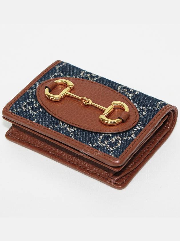 Women's Horsebit 1955 Card Case Wallet 6218872 KQGG 8375 - GUCCI - BALAAN 6