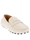 Gomino Moccasin Driving Shoes Cream - TOD'S - BALAAN 3