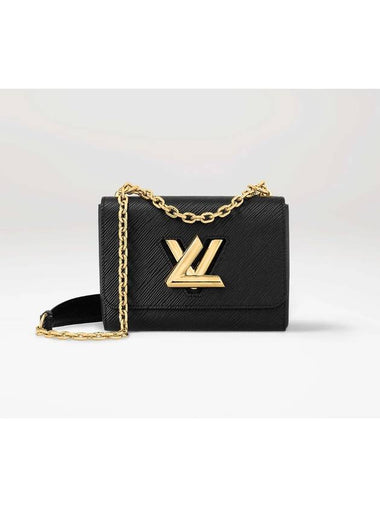 24 Years Women s Twist PM Chain Mini Bag Cross Black Gold 21119 - LOUIS VUITTON - BALAAN 1