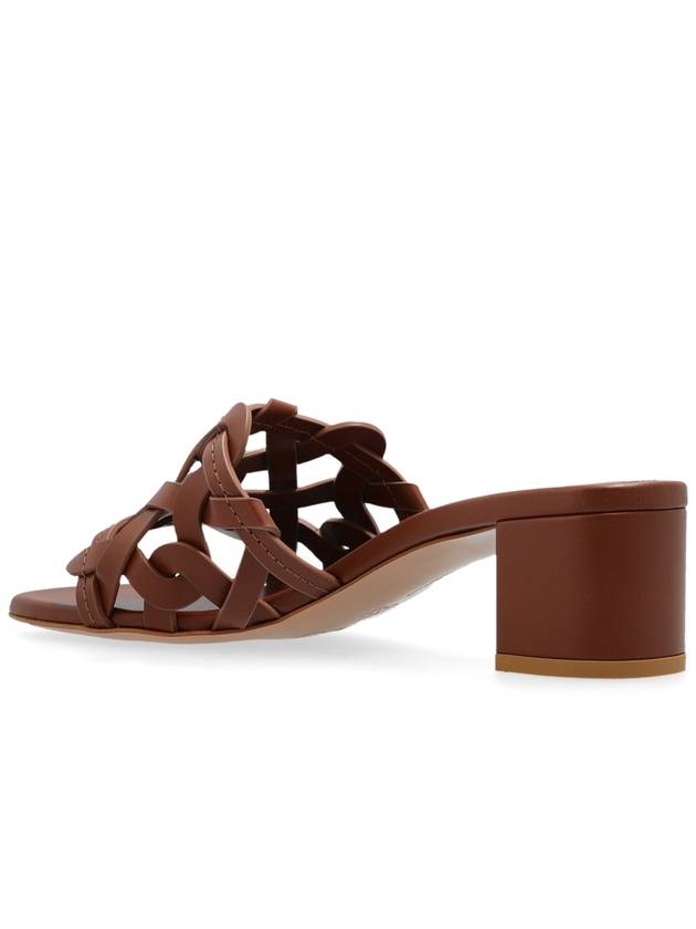 Gianvito Rossi Heeled Mules Amalfi, Women's, Brown - GIANVITO ROSSI - BALAAN 5