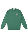 Logo Comfort Sweatshirt Green - MAISON KITSUNE - BALAAN 2