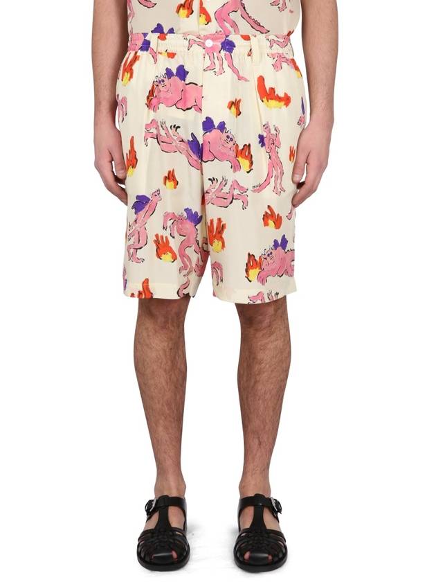 BERMUDA SHORTS WITH PRINT - MARNI - BALAAN 1