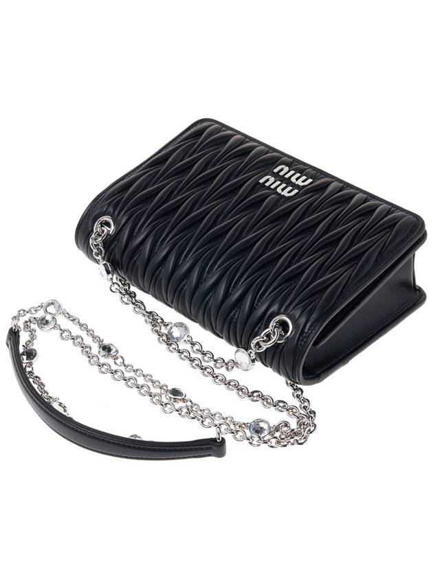 Materasse Nappa Leather Mini Bag Black - MIU MIU - BALAAN 5