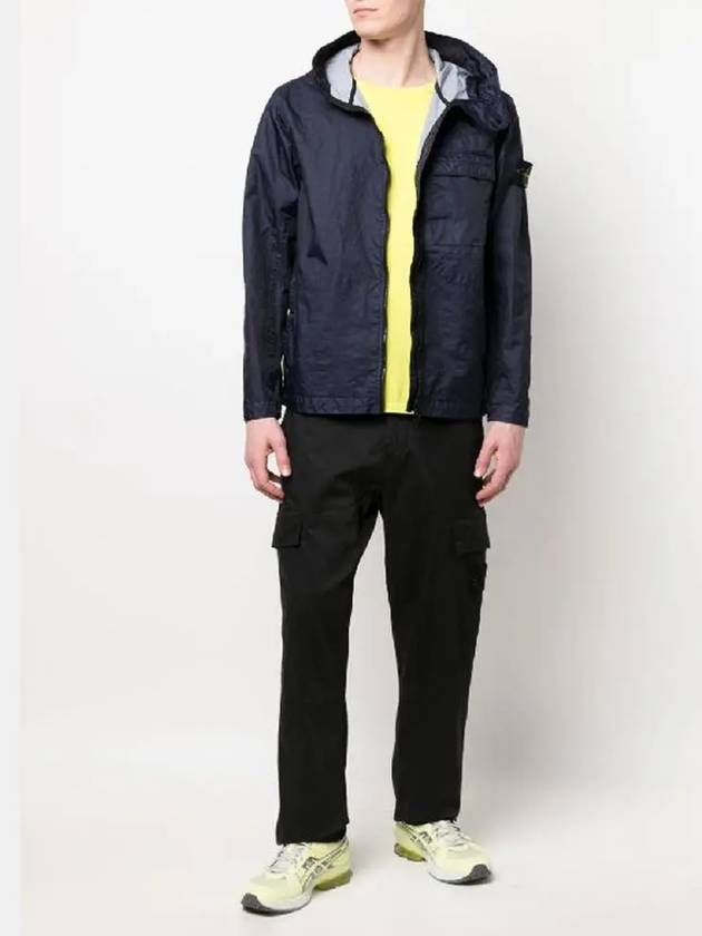 Waffen Patch Membrana Hooded Jacket Navy - STONE ISLAND - BALAAN 5