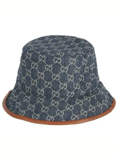 GG Canvas Bucket Hat Blue - GUCCI - BALAAN 2