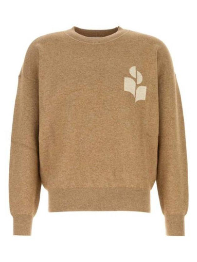 Atlee Logo Knit Top Beige - ISABEL MARANT - BALAAN 2