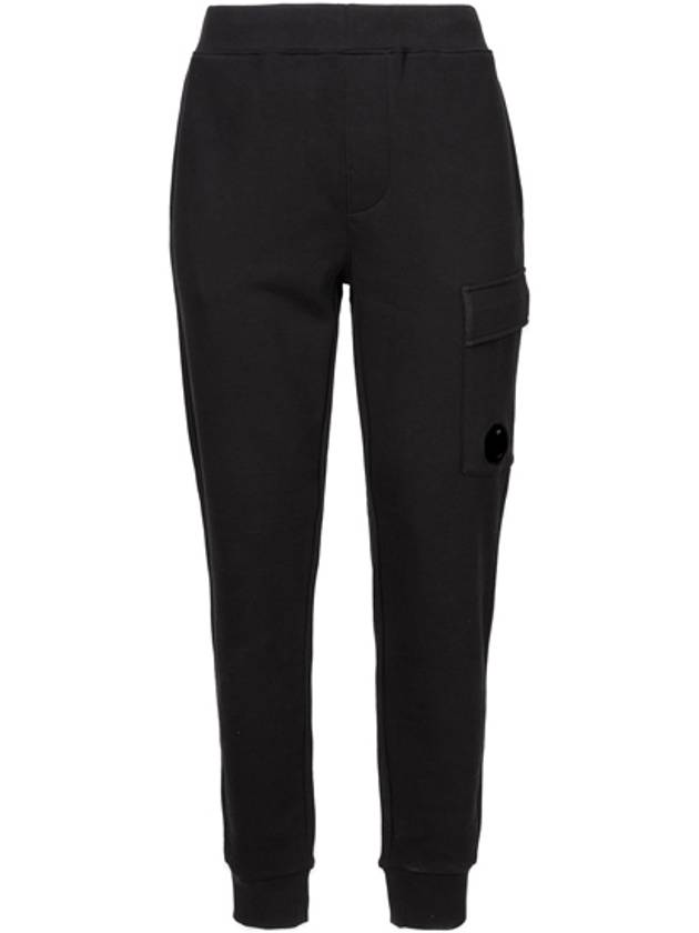 Men's Lens Cargo Pocket Track Pants Black - CP COMPANY - BALAAN 2