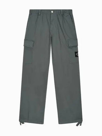 JEANS Men s Dark Gray Regular Fit Straight Cargo Pants J326829 PSL - CALVIN KLEIN - BALAAN 2