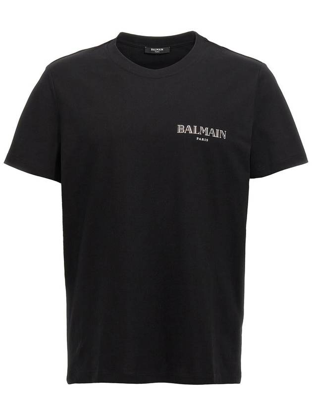 Balmain 'Silver Balmain Vintage' T-Shirt - BALMAIN - BALAAN 1