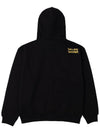 Men's Embroidery Logo Hoodie Black - STOCKHOLM SYNDROME - BALAAN 3