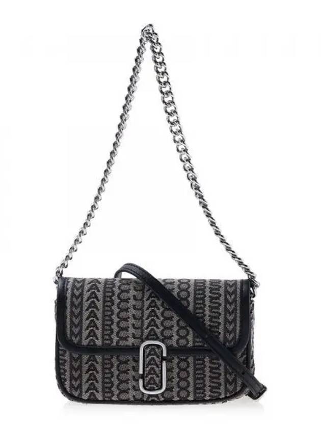 The Monogram J Marc Mini Bag Black Beige - MARC JACOBS - BALAAN 2