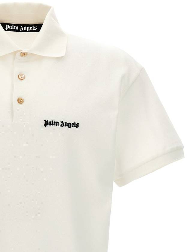 Polo T-shirt PMGB012S24FAB0020310 - PALM ANGELS - BALAAN 4