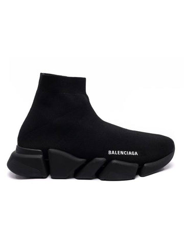 Speed ??Runner High Top Sneakers Black - BALENCIAGA - BALAAN 1