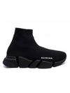 Speed ​​2.0 Runner High Top Sneakers Black - BALENCIAGA - BALAAN 1