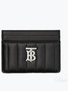 Lola Quilted Card Wallet Black - BURBERRY - BALAAN 2