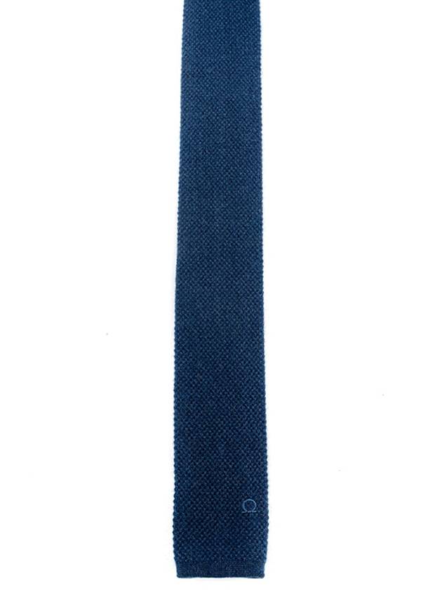 Salvatore tie navy - SALVATORE FERRAGAMO - BALAAN.