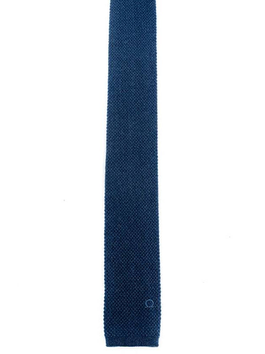 Logo Tie Navy - SALVATORE FERRAGAMO - BALAAN 2