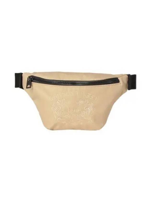 Embroidery Tiger Waist Pouch Beige - ONITSUKA TIGER - BALAAN 1