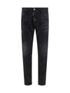 Easy Wash Cool Guy Straight Jeans Black - DSQUARED2 - BALAAN 2