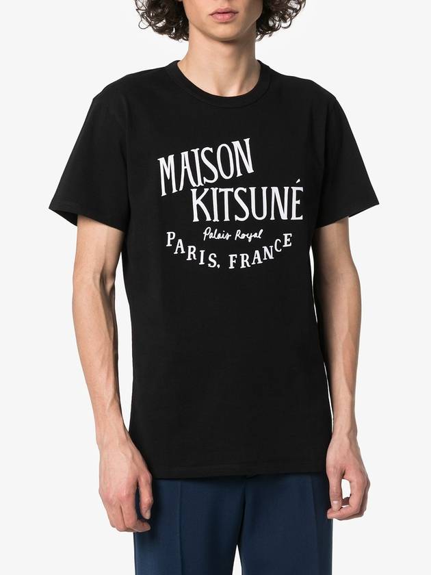 Palais Royal Classic Short Sleeve T-Shirt Black - MAISON KITSUNE - BALAAN 2