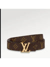 LV Iconic 20MM Reversible Leather Belt Black Brown - LOUIS VUITTON - BALAAN 3