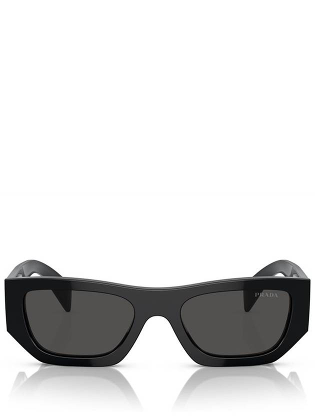 Eyewear Logo Sunglasses Slate Grey Black - PRADA - BALAAN 2