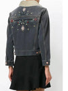 CADERA fleece denim jacket CADERA16E 02GY - ISABEL MARANT - BALAAN 4