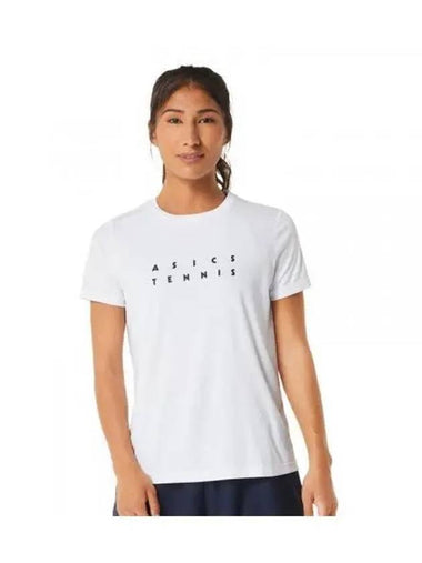 Women s Coat Graphic Tee 2042A259100 Short Sleeve Round T Shirt - ASICS - BALAAN 1