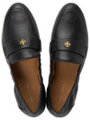 Ballet Double T Napa Leather Loafers Black - TORY BURCH - BALAAN 3