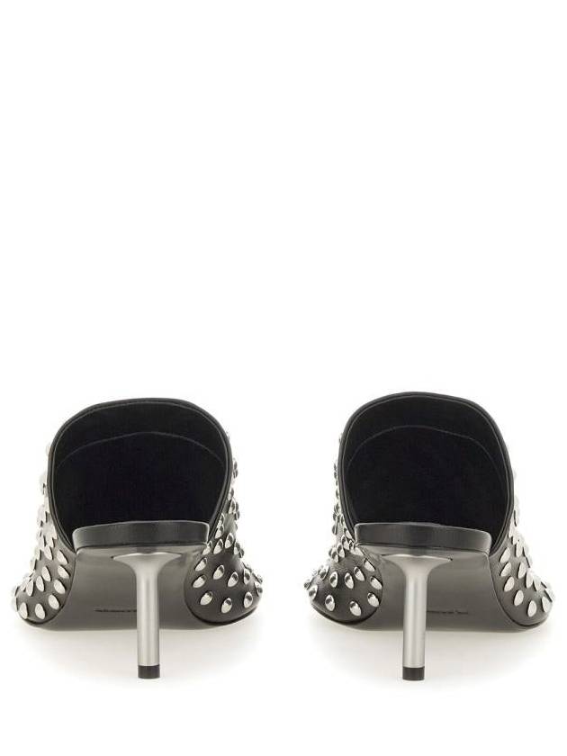 Jil Sander Nappa Leather Mules With Studs - JIL SANDER - BALAAN 3