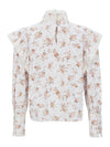 Lace trim Floral Blouse - NARU KANG - BALAAN 3