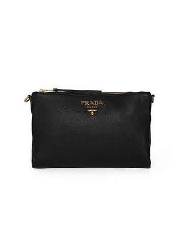 1BH050 2BBE F0002 Vitello Dino Logo Crossbag - PRADA - BALAAN 1