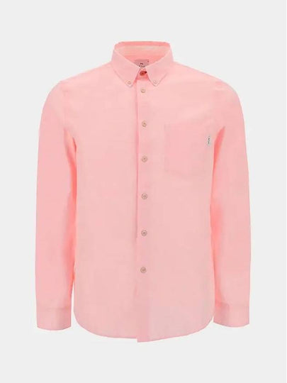 Taylor Fit Long Sleeve Shirt Pink - PAUL SMITH - BALAAN 2