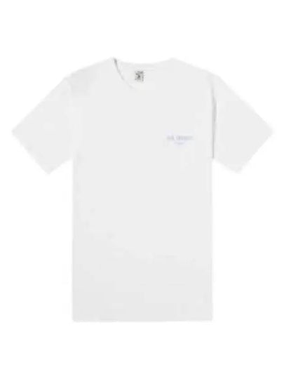 Wimbledon Logo Cotton Short Sleeve T-Shirt White - SPORTY & RICH - BALAAN 2