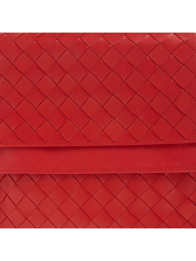 Small Fold Shoulder Bag Red - BOTTEGA VENETA - BALAAN 8