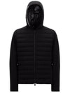 Padded hood zip up black - MONCLER - BALAAN 1