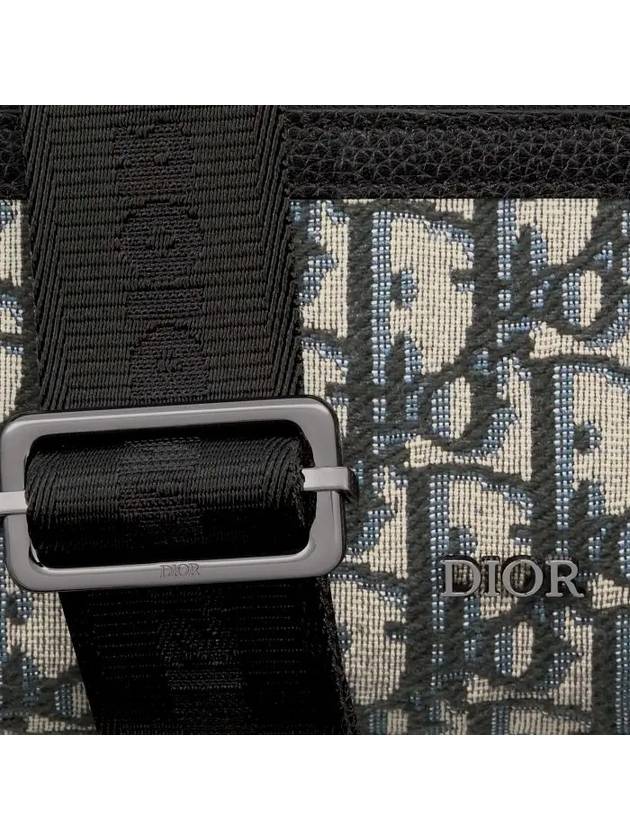 Rider 2.0 Zipper Messenger Bag Beige Black - DIOR - BALAAN 8