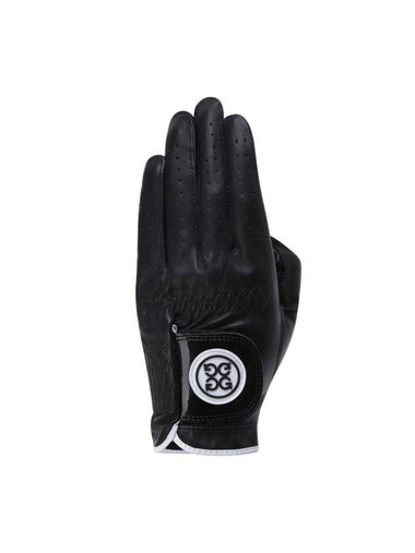 Men s Collection Black Sheepskin Velcro Golf Gloves - G/FORE - BALAAN 1