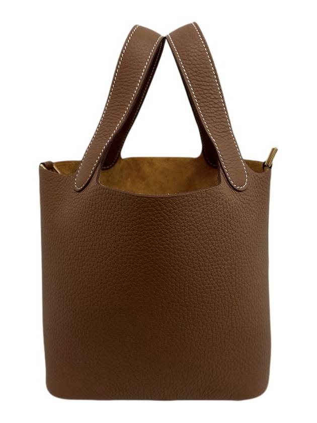 Picotin Lock 18 Tote Bag Brown - HERMES - BALAAN 5