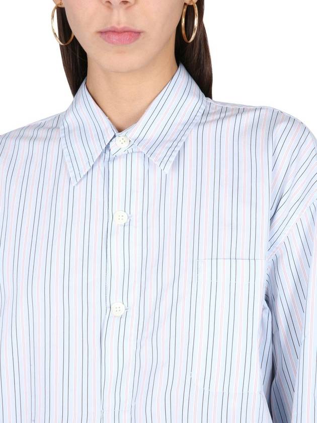 Popover Stripe Shirt Blue - OUR LEGACY - BALAAN 5