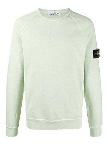 Wappen Patch Round Sweatshirt Mint - STONE ISLAND - BALAAN 1