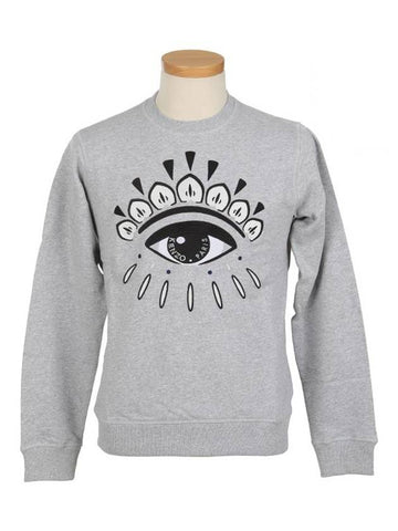 5SW055 4XI 93 Eye Motif Gray Sweatshirt - KENZO - BALAAN 1