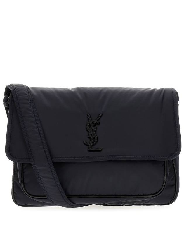 Niki Nylon Messenger Bag Blueberry - SAINT LAURENT - BALAAN 2