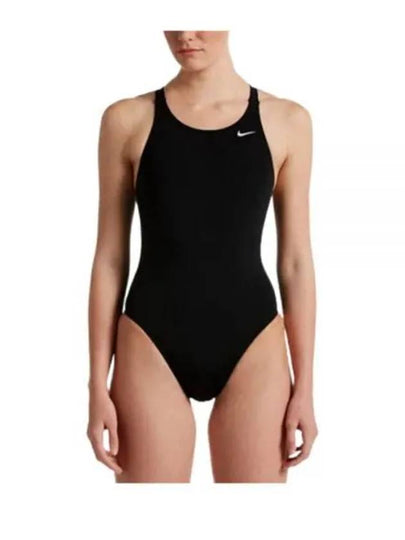 Hydrastrong Fastback Dress Swimsuit Black - NIKE - BALAAN 2