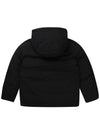 Men's Detachable Goose Down Hooded Jumper Black - SOLEW - BALAAN 3