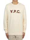 VPC Logo Crew Neck Sweatshirt Off White - A.P.C. - BALAAN 2