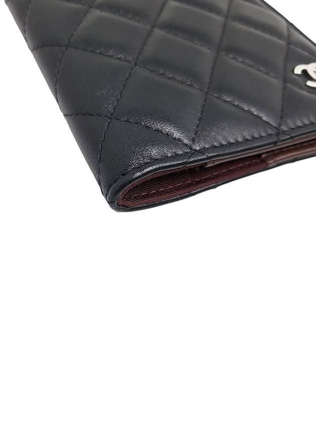 Women AP0218 Black Lambskin Classic Passport Wallet Case - CHANEL - BALAAN 5