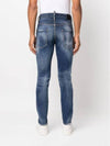 Skater Skinny Jeans Dark Blue - DSQUARED2 - BALAAN 8