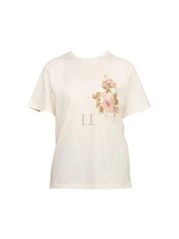 Bassano Cotton Short Sleeve T-Shirt Ivory - MAX MARA - BALAAN 2