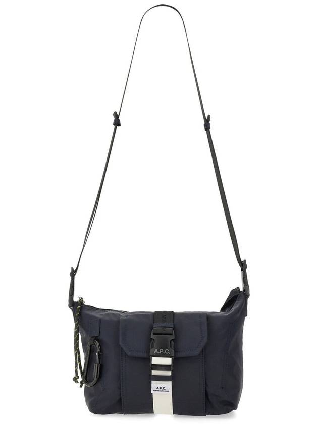 Track Logo Buckle Messenger Bag Navy - A.P.C. - BALAAN 2